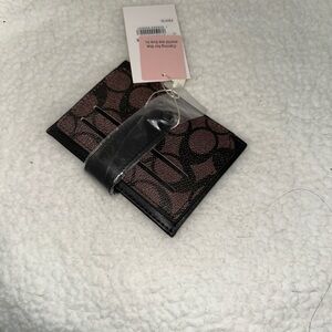Brown and Black Patterned Card Holder